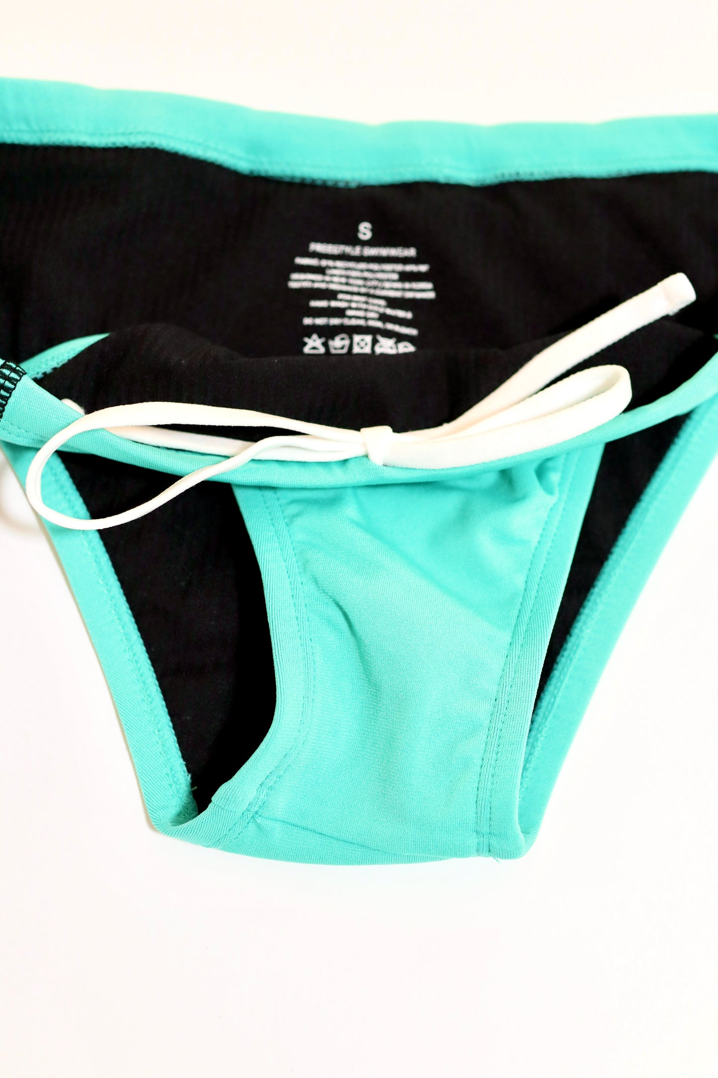 Aquamarine Contrast Bikini Bottoms